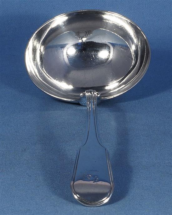 A George III silver soup ladle, by Richard Crossley, Length: 12 ½”/320mm Weight: 7.8ozs/220grms.